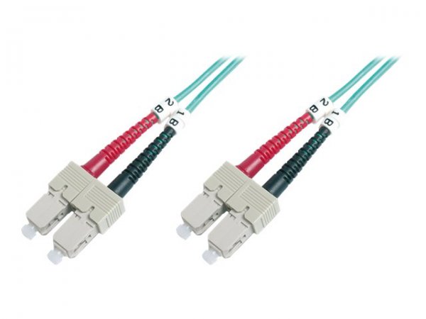 DIGITUS Cavo patch LWL multimodale - OM4 - SC/SC - 1 m - I-VH - OM4 - SC - SC