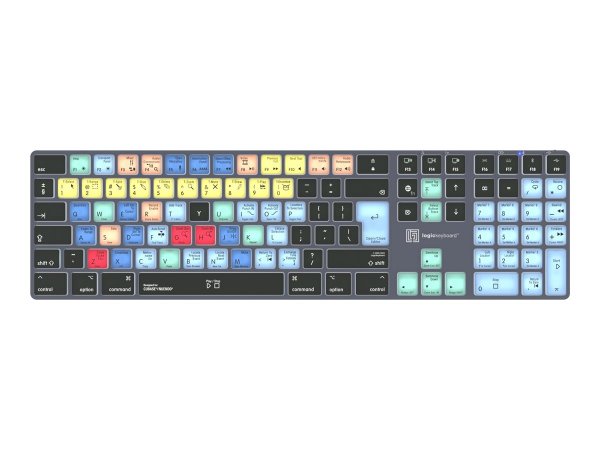Logickeyboard Cubase Nuendo Titan - Tastatur - Tastiera - QWERTY