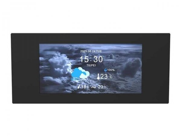 Thermaltake 6" LCD Panel Kit für View 600 TG Black - Alloggiamento - 6"