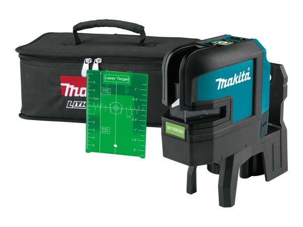Makita SK106GDZ - 35 m - 0,3 mm/m - 4° - 180° - 160° - 500-540 nm (< 10mW)
