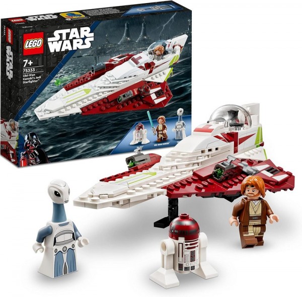 LEGO Star Wars Obi-Wan ObiWan Kenobis Jedi Starfighter 75333