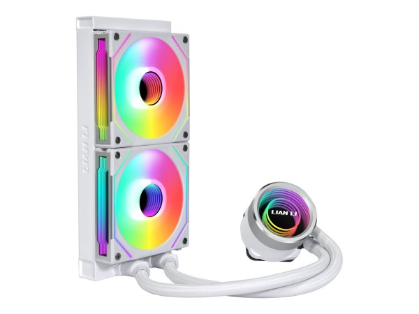 Lian Li GA II TRINITY - Raffreddatore di liquidi tutto in uno - 12 cm - Bianco