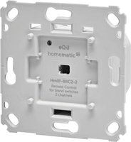 eQ-3 AG Homematic IP Wandtaster für Markenschalter– 2-fach BRC2-2