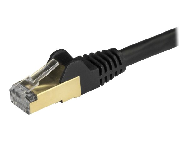 StarTech.com Cavo di Rete Ethernet Cat6a - Cavo Schermato STP da 3m - Nero - 3 m - Cat6a - U/FTP (ST