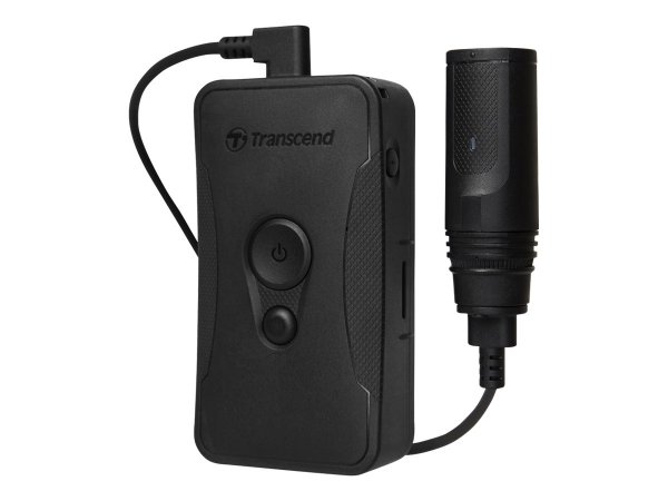 Transcend DrivePro Body 60 - Full HD - 1920 x 1080 Pixel - 130° - 30 fps - H.264 - MP4 - Nero
