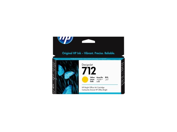 HP Cartuccia di inchiostro giallo originale DesignJet 712 da 29 ml - DesignJet T210 - T230 - T250 -
