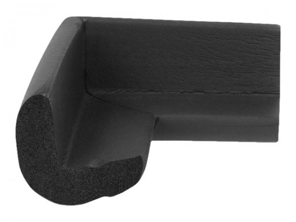 Delock Protezione dei bordi in schiuma autoadesiva 70 x 67 x 35 mm nera - Nero - Cloruro di polivini