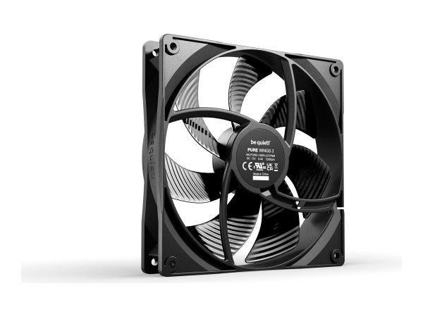 Be Quiet! Pure Wings 3 140mm PWM - Ventilatore - 14 cm - 1200 Giri/min - 97,5 m³/h - Nero
