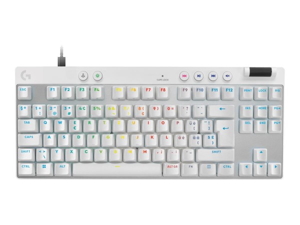 Logitech G Pro X Rapid - Tastatur - TKL - Hintergrundbeleuchtung - Tastiera - QWERTZ