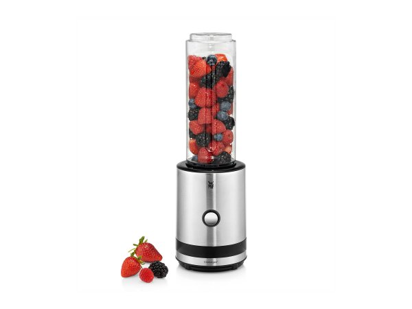 WMF KITCHENminis 0416500011 - Frullatore da tavolo - 0,6 L - Tritaghiaccio - 300 W - Acciaio inox