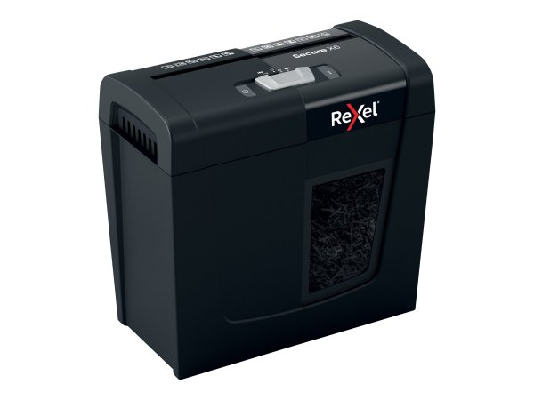 Rexel Secure X6 - Triturazione incrociata - 4 x 40 mm - 10 L - 100 fogli - 68 dB - 6 fogli
