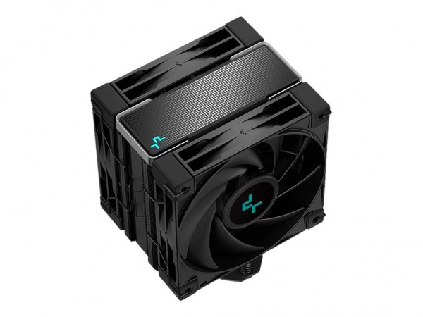 Deepcool AK400 ZERO DARK PLUS - Raffreddatore d'aria - 12 cm - 500 Giri/min - 1650 Giri/min - Nero