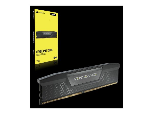 Corsair Vengeance - 32 GB - 2 x 16 GB - DDR5 - 6000 MHz - 288-pin DIMM - Nero
