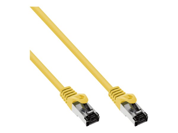InLine cavo patch - S/FTP (PiMf) - Cat.8.1 - 2000MHz - Halogenfree - giallo - 0,3m