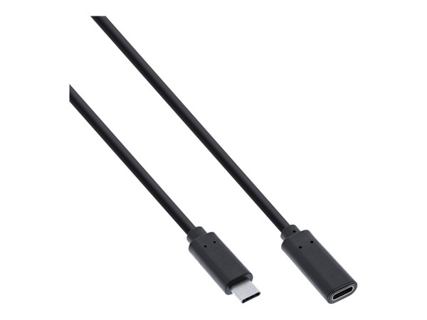 InLine Prolunga USB 3.2 Gen.2x2 - M-F USB-C - nero - 1m