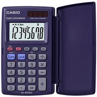 Casio HS-8VERA - Tasca - Calcolatrice finanziaria - 8 cifre - Batteria/Solare - Blu