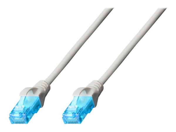 DIGITUS Cavo patch U/UTP CAT 5e - 30 m - Cat5e - U/UTP (UTP) - RJ-45 - RJ-45 - Grigio