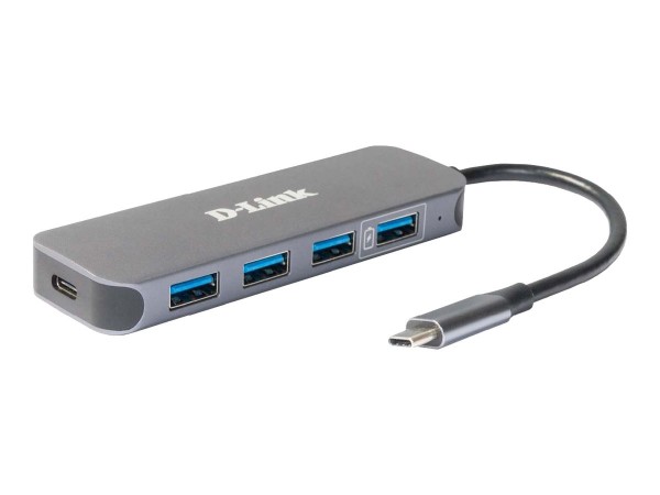 D-Link DUB-2340 - Hub - 4 x SuperSpeed USB 3.0+ 1 USB-C