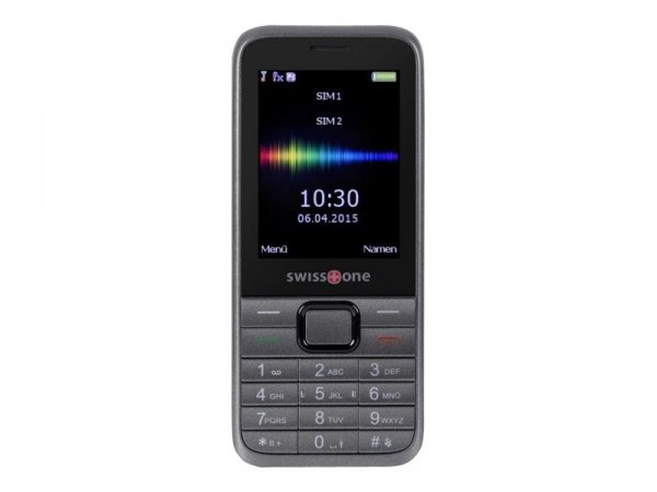 Swisstone SC 560 - Barra - Doppia SIM - 6,1 cm (2.4") - 1,3 MP - Bluetooth - 100 mAh