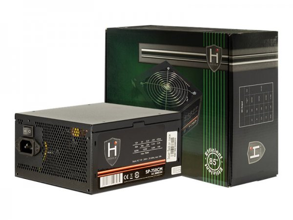 Inter-Tech HiPower SP-750CM - 750 W - 60 A - 20+4 pin ATX - Semi-modulare - PC - ATX