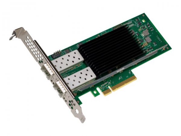 Intel E810-XXVDA2 - Interno - Cablato - PCI Express - Fibra - Nero - Verde - Argento