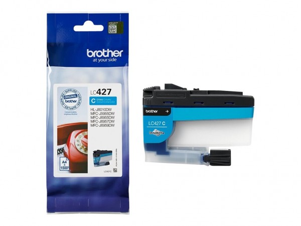 Brother LC427C - Resa standard - Ciano - Inchiostro a base di pigmento - 1 pz - 1500 pagine - Confez