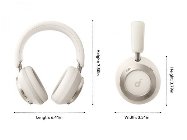 ANKER Soundcore Space One Pro - Kopfhörer mit Mikrofon - Cuffie - 40 KHz