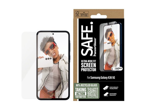 PanzerGlass SAFE. Screen Protector Samsung Galaxy A36 5G