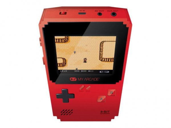 MyArcade My Arcade Pixel Classic - Nero - Rosso - Micro-USB - 3,5 mm - Mini Stilo AAA - Alcalino