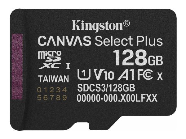 Kingston Canvas Select Plus - Flash-Speicherkarte - Extended Capacity SD (MicroSDHC)