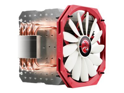 RAIJINTEK EreBoss - Refrigeratore - 14 cm - 650 Giri/min - 1400 Giri/min - Rame - Metallico - Rosso