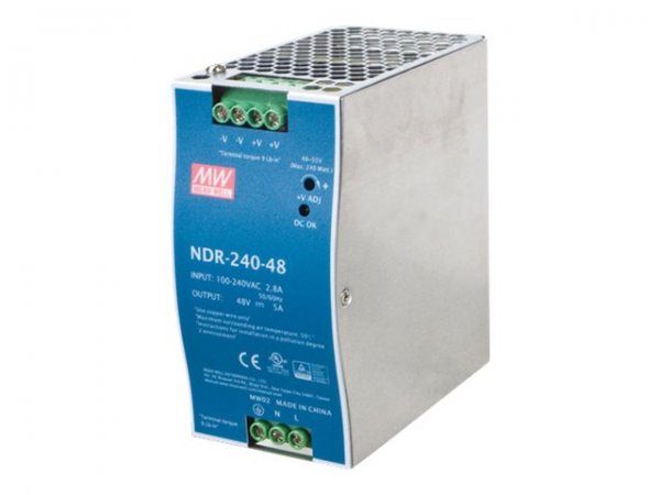 Planet PWR-240-48 - 240 W - 100-240 V - 50 - 60 Hz - 2.5 A - Attivo - Sovraccarico - Surriscaldament