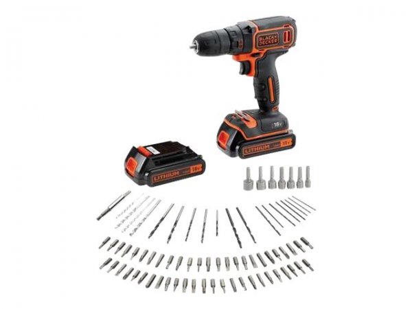 Black & Decker BDCDC18BAFC - Cacciavite elettrico - Impugnatura a pistola - Nero - Arancione - 650 G
