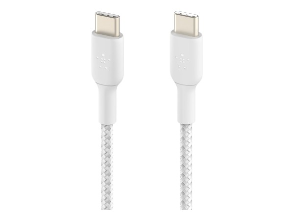 Belkin CAVO INTRECCIATO PVC USB-C TO USB-C 1M TWIN PACK - 1 m - USB C - USB C - USB 2.0 - 0,48 Gbit/
