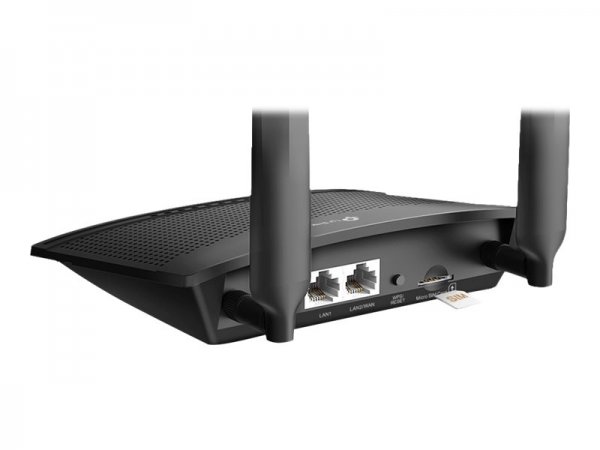 TP-LINK TL-MR100 - Wi-Fi 4 (802.11n) - Banda singola (2.4 GHz) - Collegamento ethernet LAN - 3G - Ne