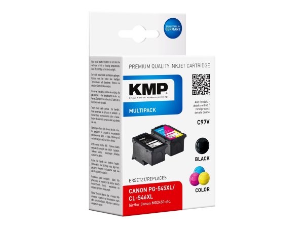 KMP C97V Multipack BK/Color komp. m. Canon PG-545/CL-546 XL - Compatibile - Rinnovato