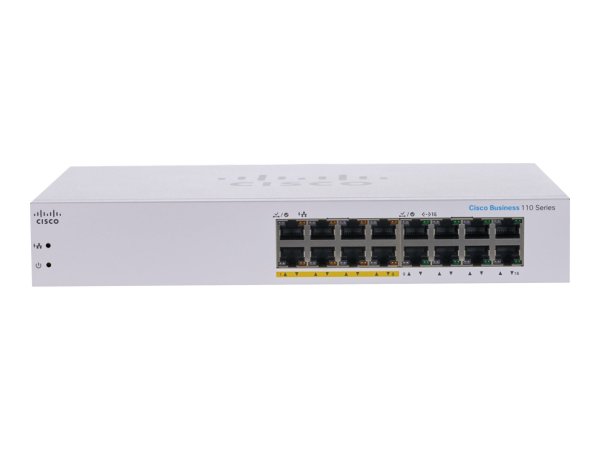 Cisco CBS110 - Non gestito - L2 - Gigabit Ethernet (10/100/1000) - Supporto Power over Ethernet (PoE