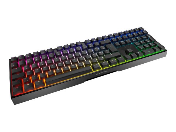 Cherry MX 3.0S RGB - Cablato - USB - Interruttore a chiave meccanica - QWERTZ - LED RGB - Nero