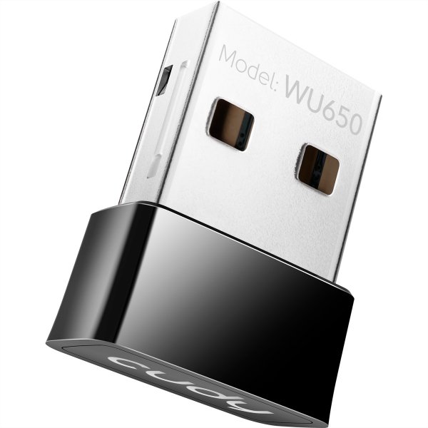 CUDY WU650 - Wireless - USB - WLAN - Wi-Fi 5 (802.11ac) - 433 Mbit/s - Nero
