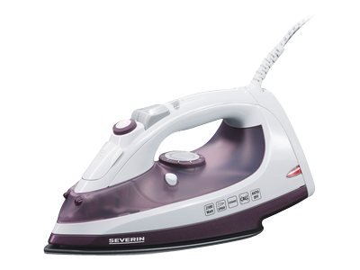 SEVERIN BA 3210 - Ferro da stiro a secco e a vapore - Piastra in Ceramica - 70 g/min - Viola - Bianc