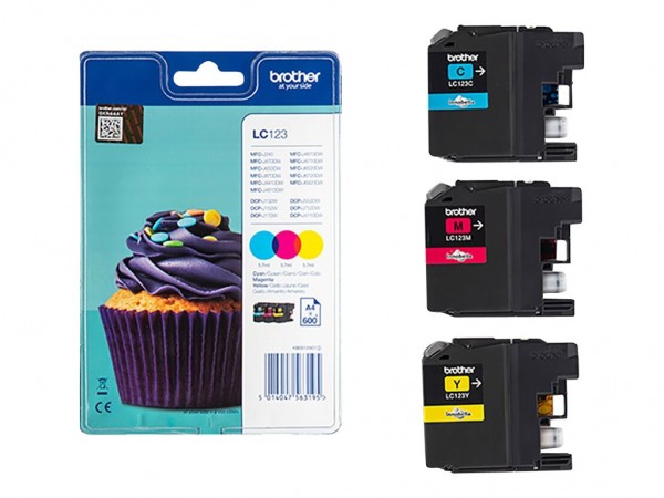 Brother LC123 RainbowPack - Gelb Cyan Magenta - Originale - Cartuccia di inchiostro