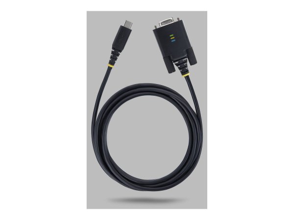 StarTech.com 6.6ft USB-C to Serial Adapter Cable/FTDI - Kvm switch - RS-232