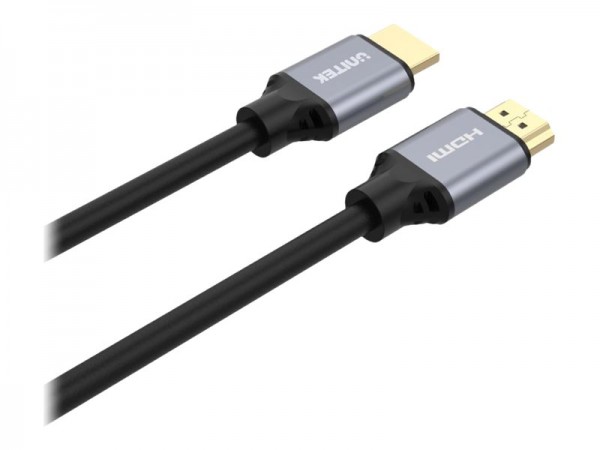 Unitek International C138w HDMI-Kabel HDMI Typ A Standard Schwarz - Grau - Kabel - Cavo - Digitale/d