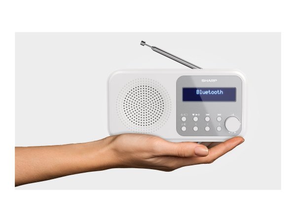 Sharp DR-P420 DAB+ Empfänger weiß - AAC - Radio tuner