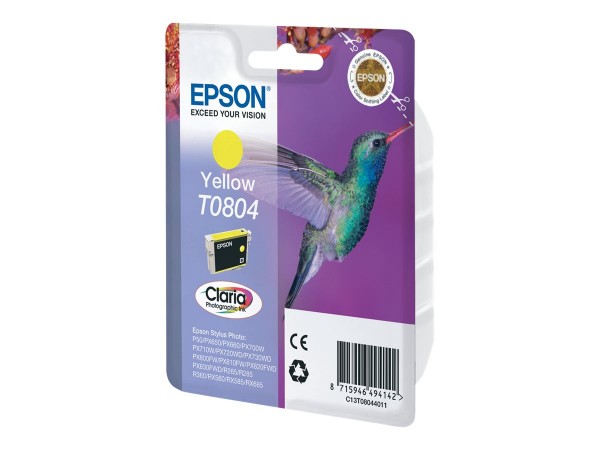 Epson Tintenpatrone yellow T 080 0804 - Originale - Cartuccia di inchiostro