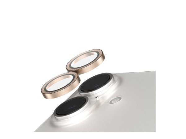 PanzerGlass SAFE. by Kameraschutz iPhone 16 16 Plus Glitter Gold