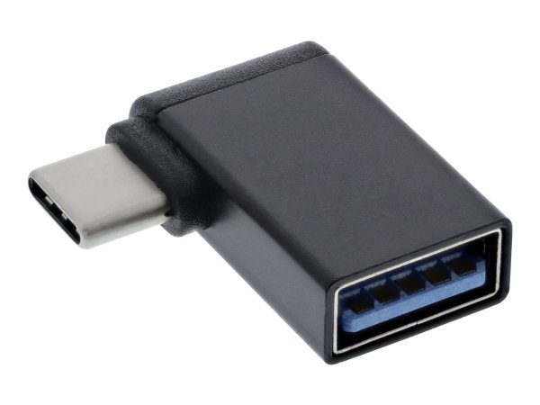 InLine Adattatore OTG USB 3.2 Gen.2 - da USB-C F a USB A F - angol.90°