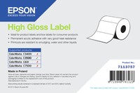 Epson Etiketten Normalpapier High Gloss Label B H D