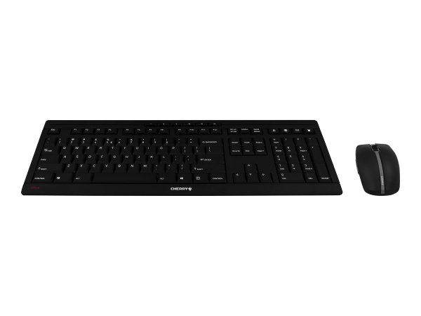 Cherry Stream Desktop - Full-size (100%) - Wireless - RF Wireless - QWERTY - Nero - Mouse incluso