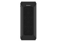 natec Gehäuse Irid 505F mit Sichtfenster schwarz - Midi/minitower - ATX